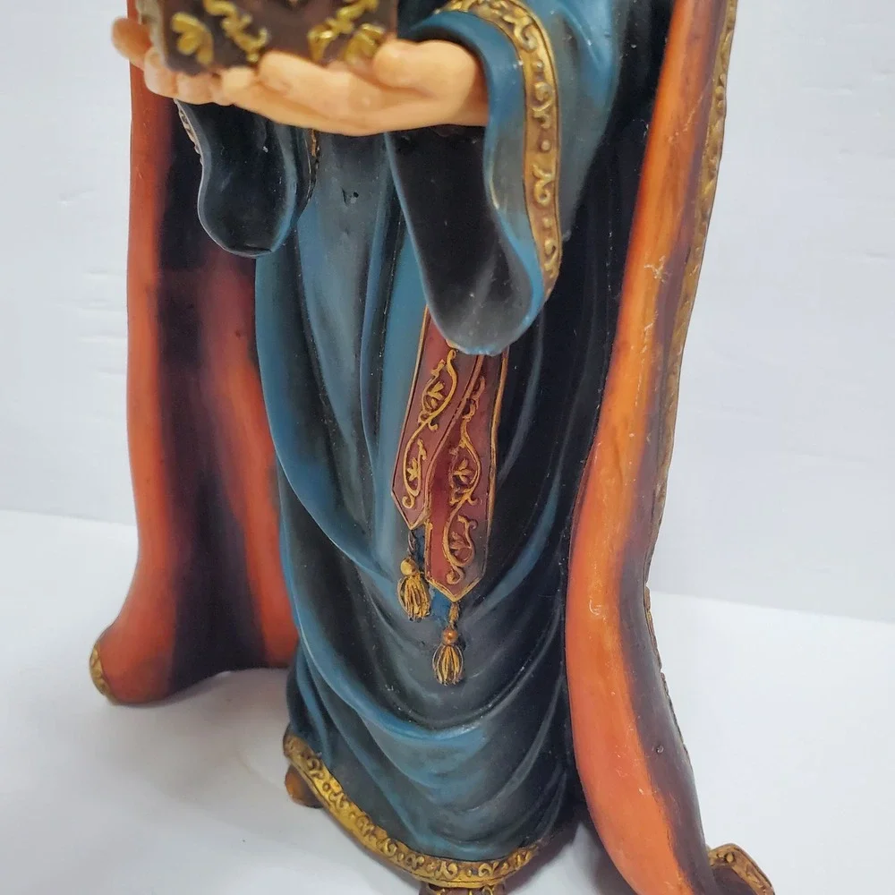 Wise Man Balthazar Figurine Christmas 11.5in Nativity Scene Biblical Christmas